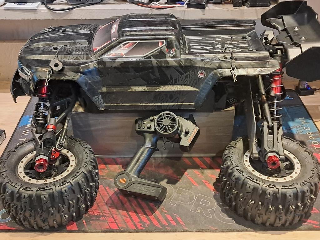 ARRMA KRATON 8S EXB HOBBYWING MAX 5 COMBO 56113 800 KV motor, Auto offroad, Zo goed als nieuw, RTR (Ready to Run), Overige schalen