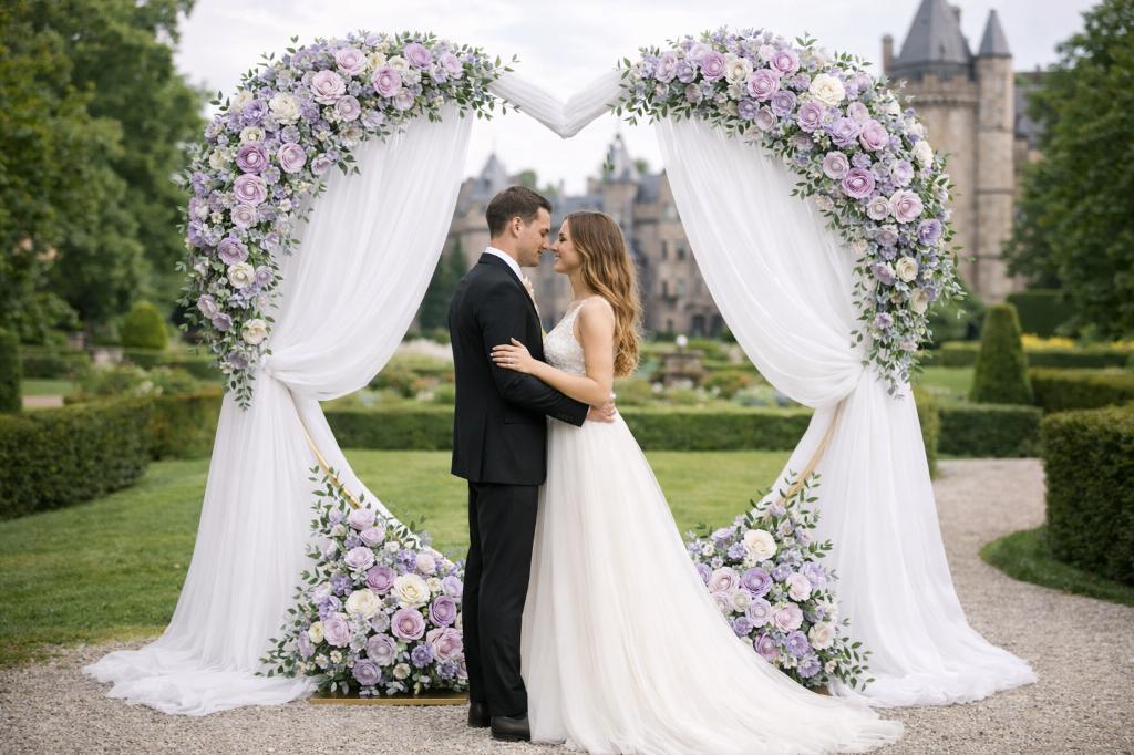 bruiloft/wedding  backdrop/achtergrond, Ophalen of Verzenden, Nieuw, Geboorte of Huwelijk