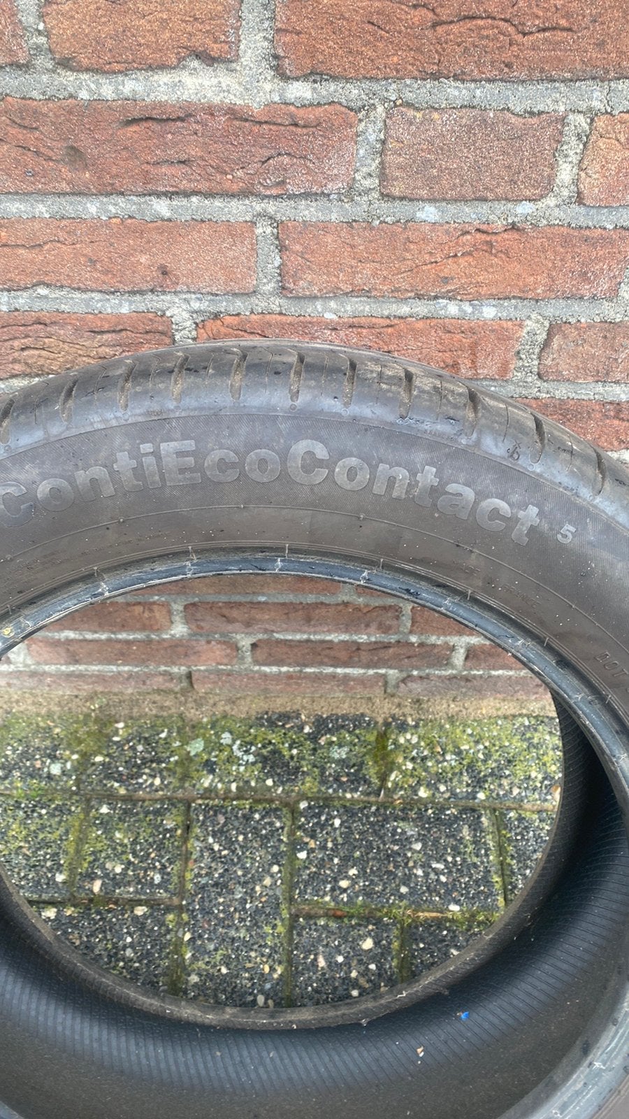 Autoband Continental 215-55-R 17 nog meer dan 5 mm profiel., Ophalen, Gebruikt