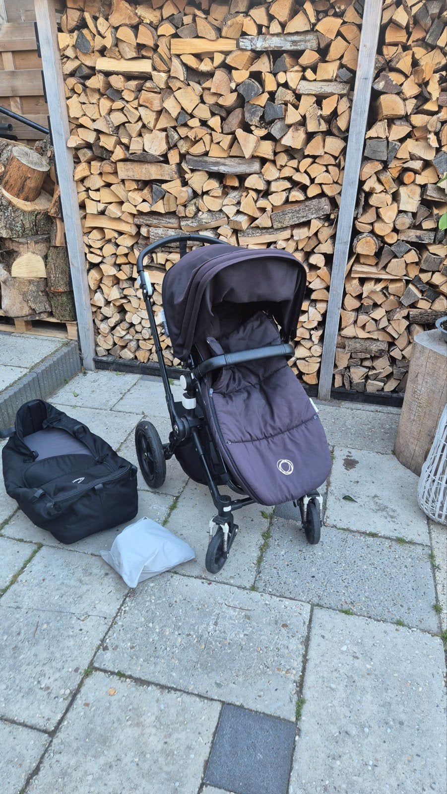 Bugaboo Cameleon 3 zwart compleet, Gebruikt, Bugaboo, Verstelbare duwstang, Ophalen