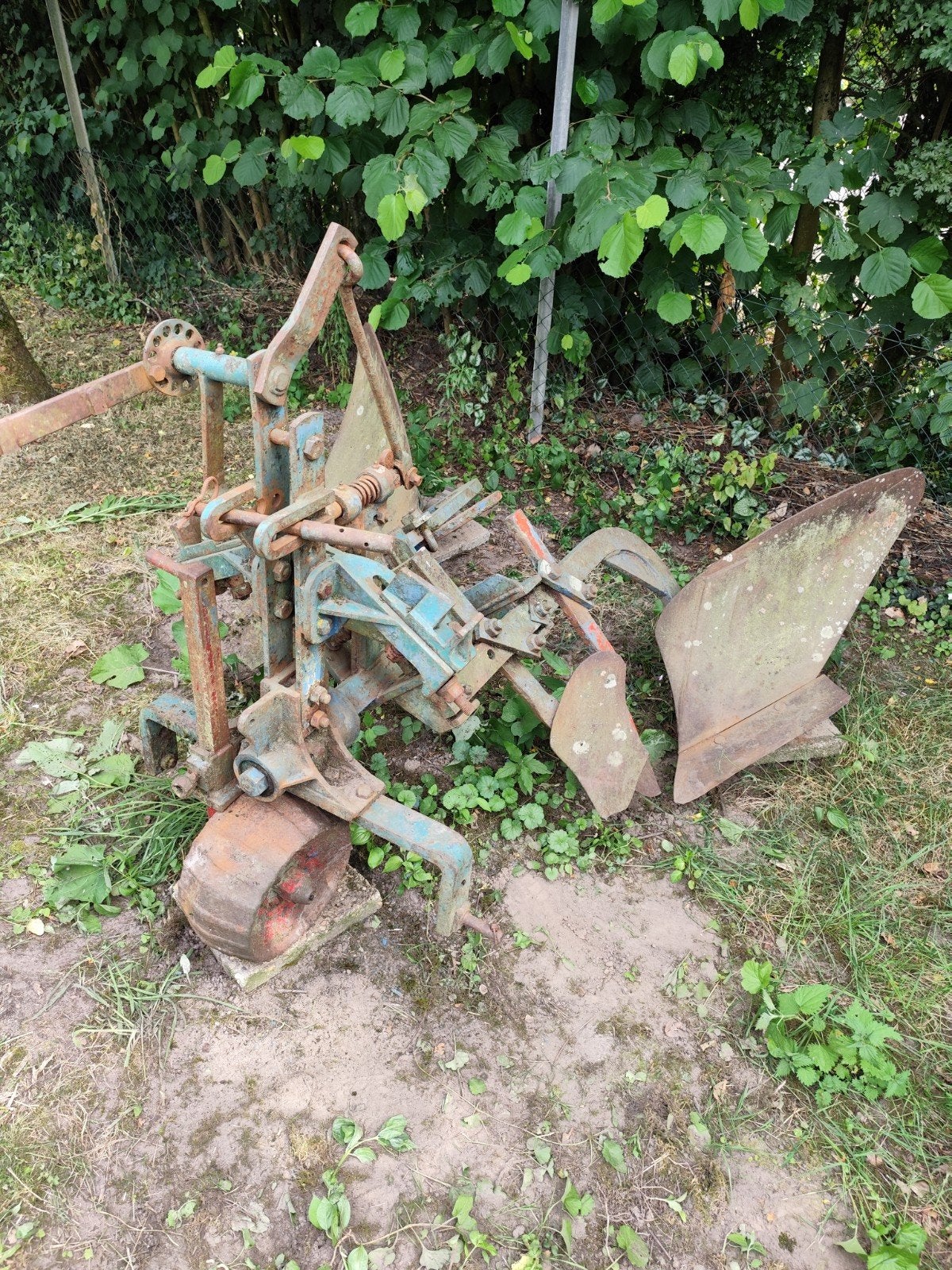 1 schaar wentelploeg, Ophalen