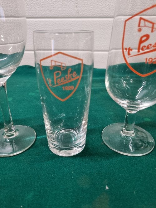 glazen 't peeske beek 1929, Ophalen of Verzenden, 'T Olde Gre-j, Info@toldegrej.nl, Endepoelstraat 20f Didam