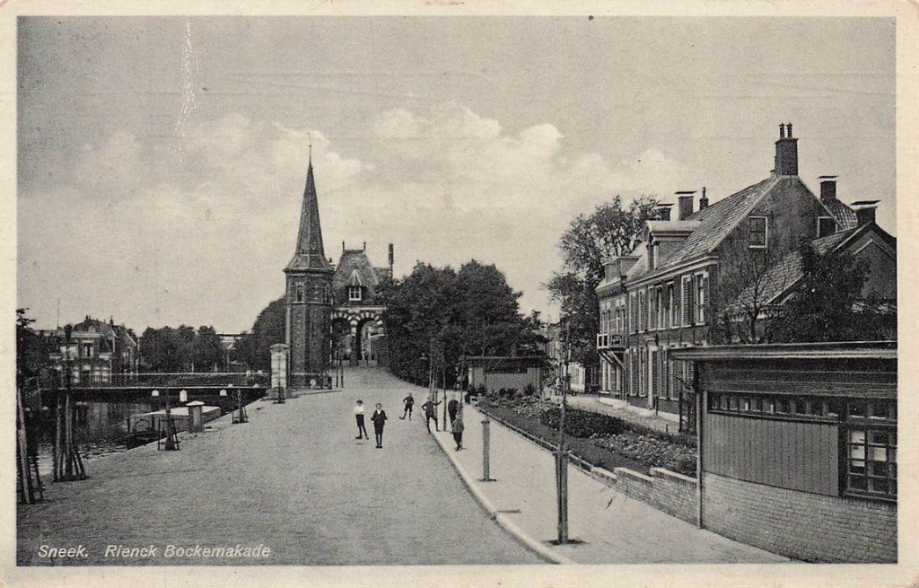 703-436-025 Sneek Rienck Bockemakade, Verzamelen, Ophalen of Verzenden, Voor 1920, Friesland