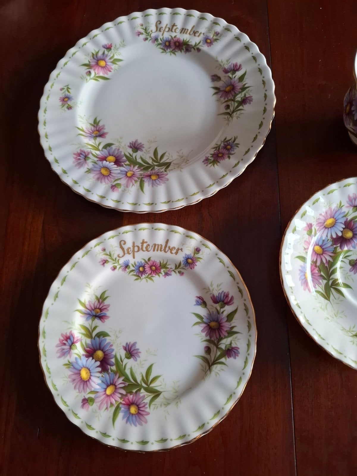 Royal Albert Flower of the Month September 6 delige set, Ophalen of Verzenden