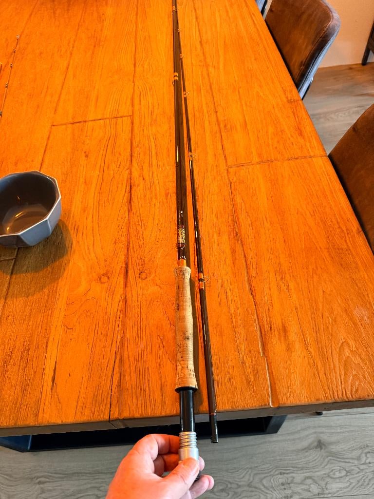 Vintage Hardy hengel 9ft – Made in England –  Topstaat, Watersport en Boten, Hengelsport | Karpervissen, Ophalen, Zo goed als nieuw