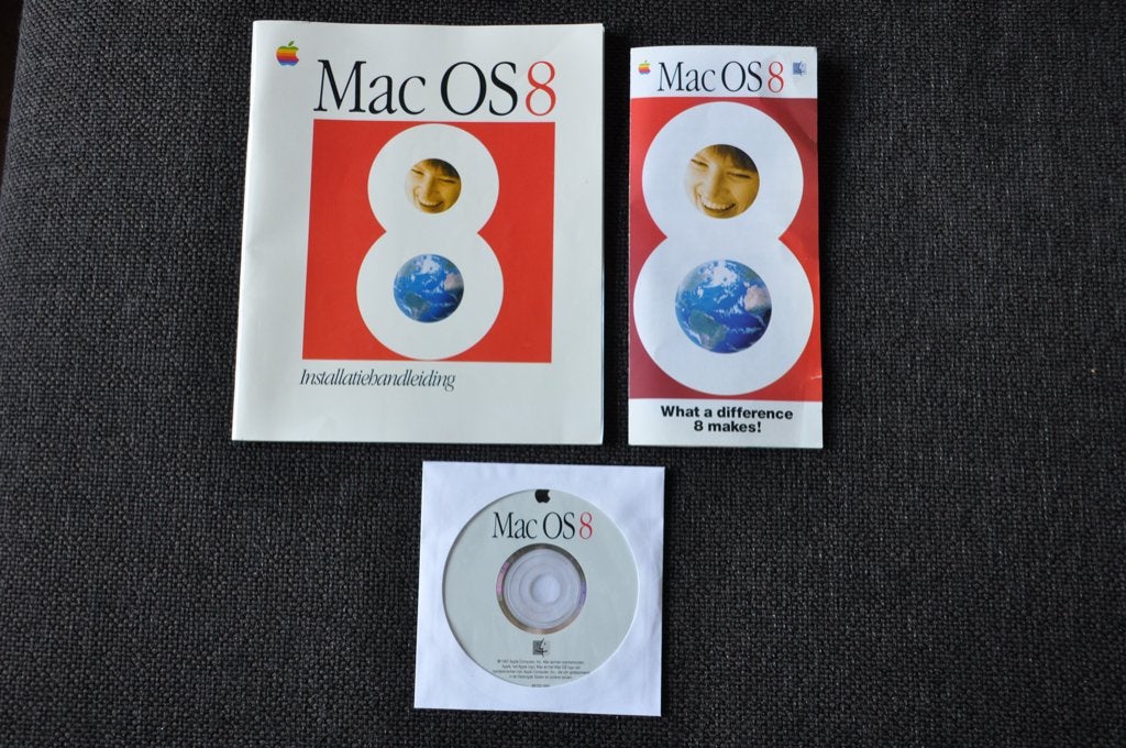 Vintage Apple Macintosh Mac OS 8 software retail, Ophalen of Verzenden, Zo goed als nieuw, MacOS