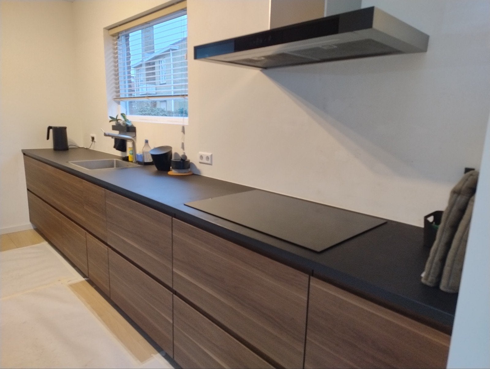IKEA HÖGKlassig Inductiekookplaat met perilex stekker, Ophalen, 4 kookzones, Zo goed als nieuw, Inbouw
