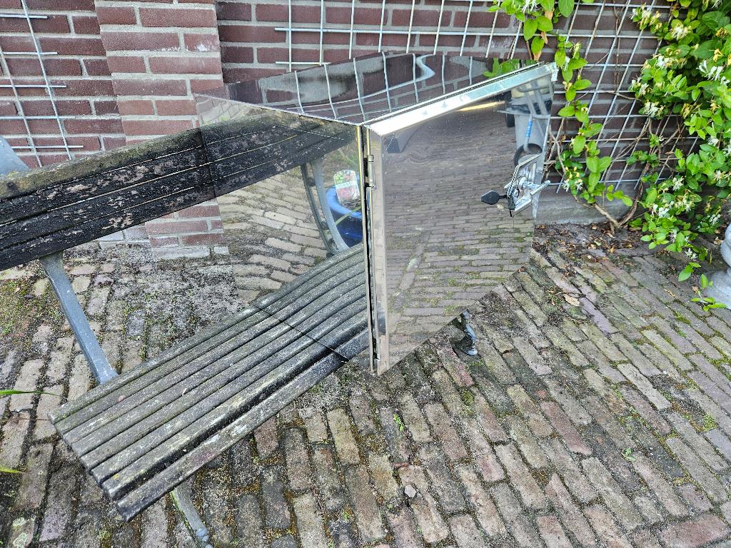 ZGAN, RVS gereedschapskist, Afmetingen Lang 60 cm Hoog 50 cm, Ophalen, Nieuw, Overige merken, Carrosserie en Plaatwerk