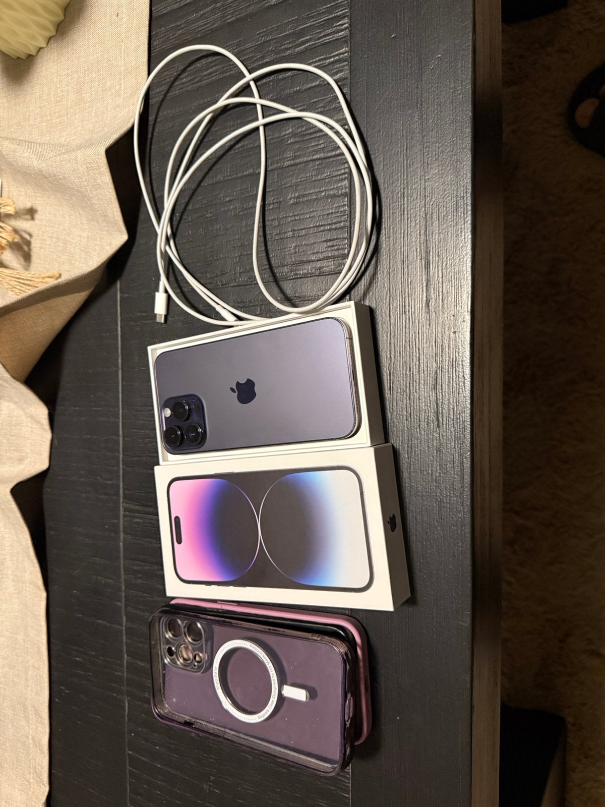 iPhone 14 Pro Max, Telecommunicatie, Mobiele telefoons | Apple iPhone, 128 GB, Zwart, Ophalen of Verzenden, Zo goed als nieuw