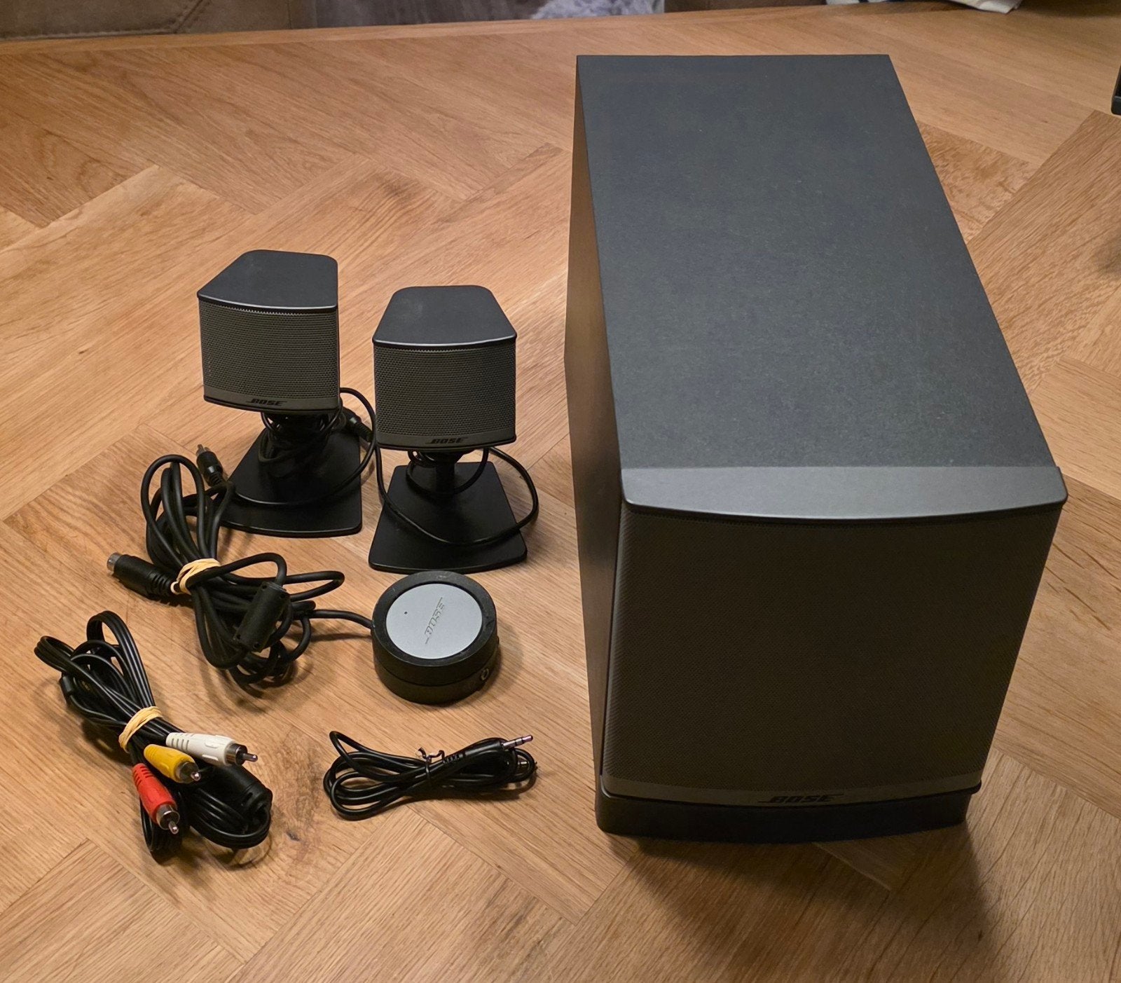 Bose Companion 3 Series II zwart- Multimedia Speaker Systeem, Ophalen of Verzenden, 120 watt of meer, Front, Rear of Stereo speakers