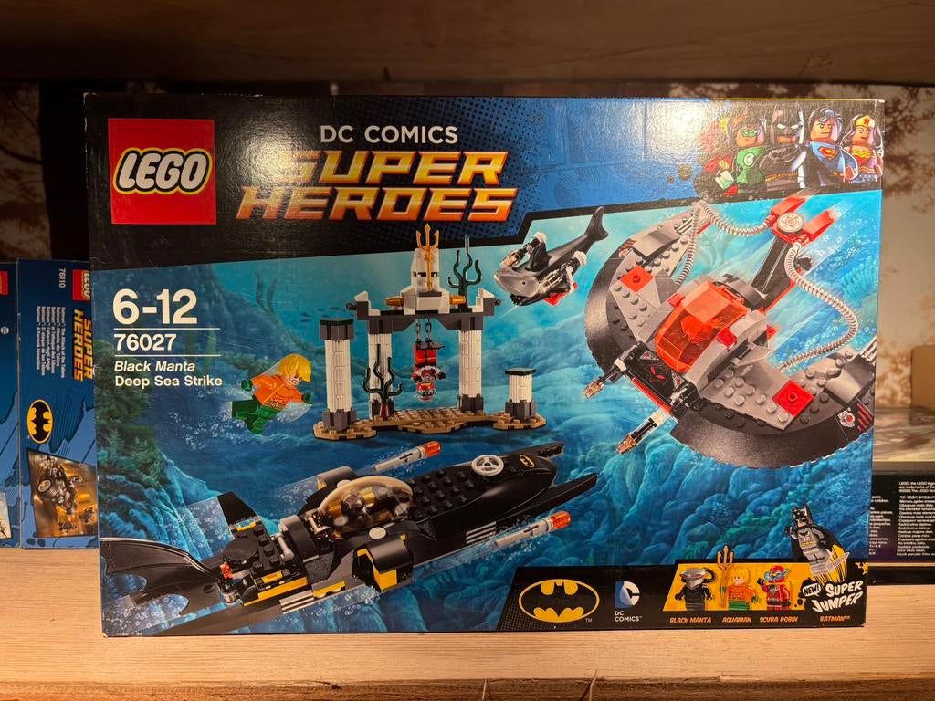 Lego batman 76027 black manta deep sea strike gesealed, Ophalen of Verzenden, Nieuw, Complete set, Lego