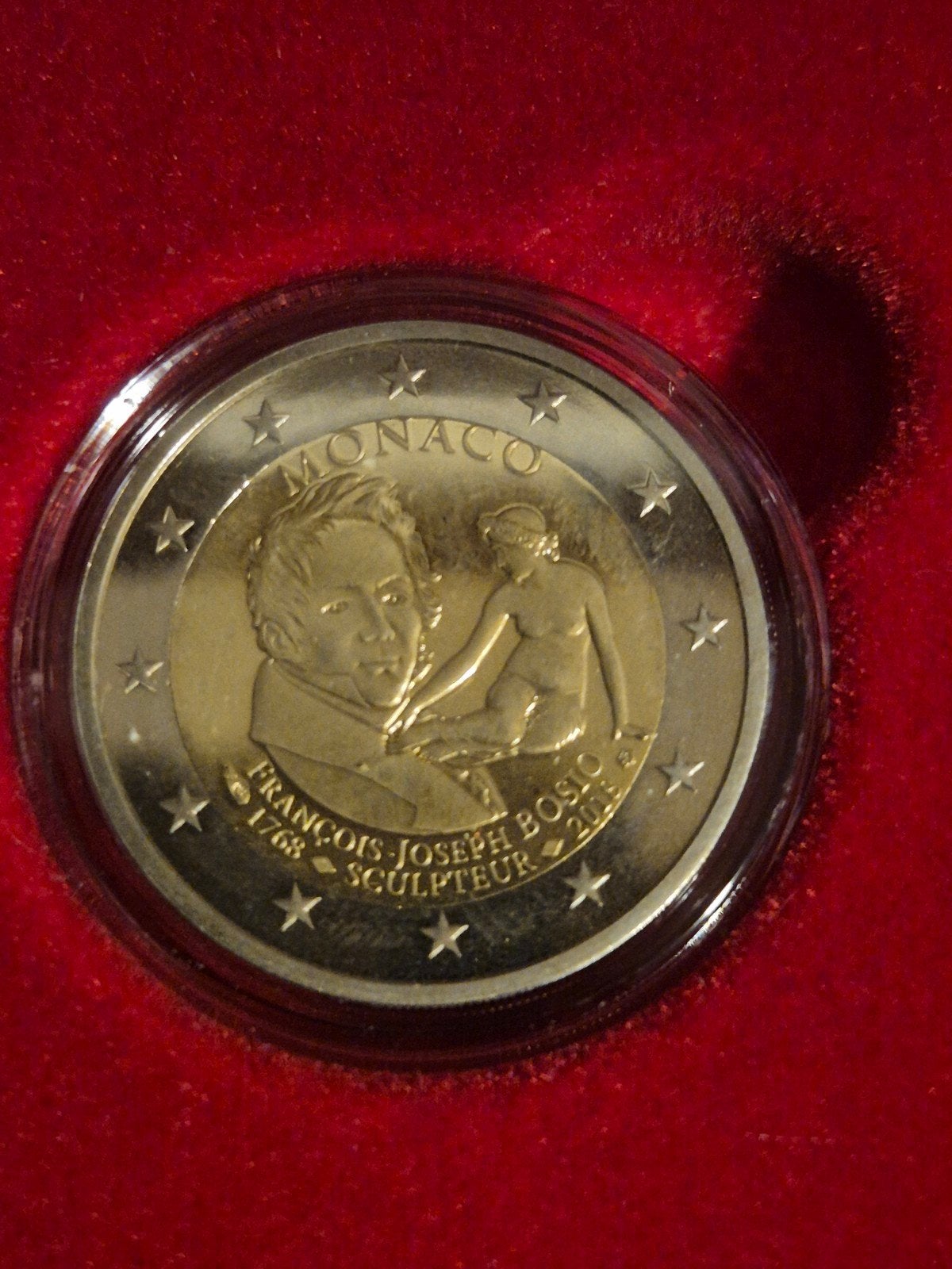 Monaco 2 Euro Herdenkingsmunt 2018 François Joseph Bosio, Postzegels en Munten, Munten | Europa | Euromunten, Ophalen of Verzenden