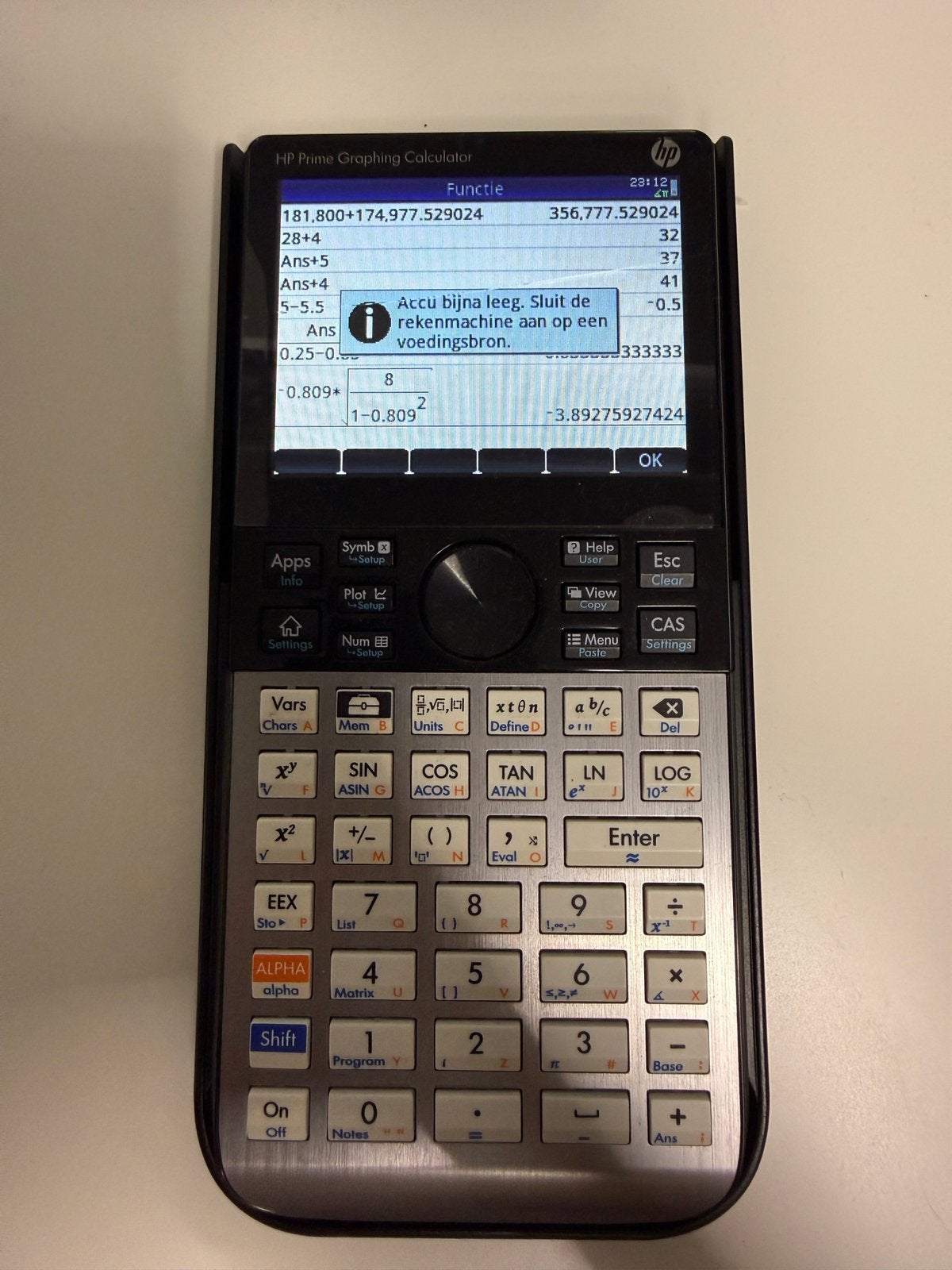 HP Grafisch Rekenmachine, Diversen, Rekenmachines, Ophalen of Verzenden, Zo goed als nieuw