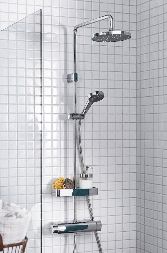 Doucheset met thermostaat mengkraan - nieuw in verpakking, Huis en Inrichting, Ophalen, Minder dan 50 cm, Overige typen, Nieuw