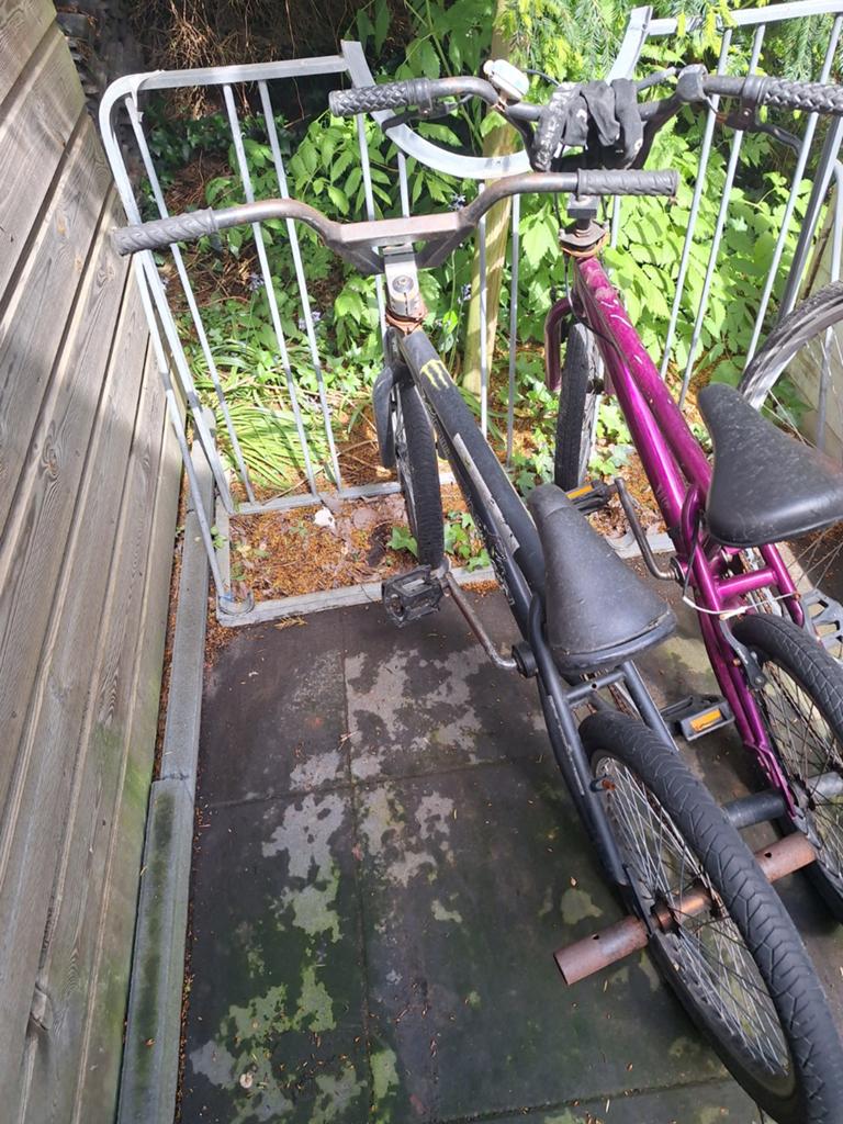 2 stuks BMX fietsen, Ophalen, Gebruikt, Staal