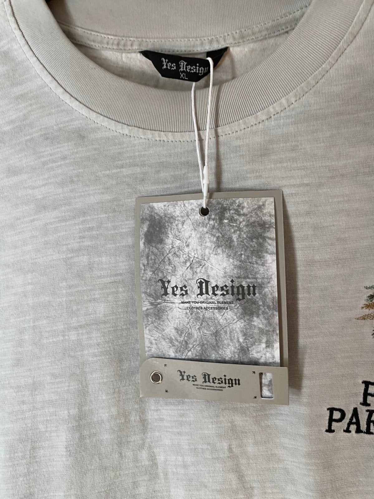 Foto 2 van T-shirt heren met patroon, oversize (1 stuk)