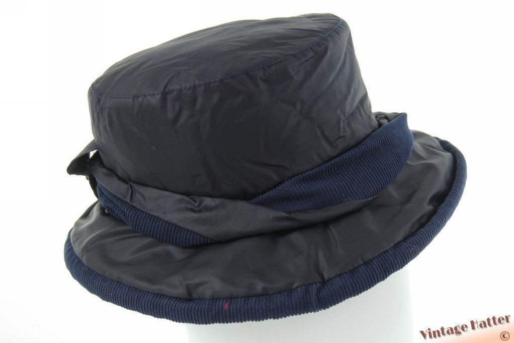 Dames herfst buckethat Hawkins donker blauw 55-58 nieuw, Hoed, Hawkins, Nieuw, One size fits all
