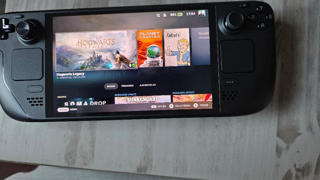 Steam Deck 1TB OLED Zwart, Spelcomputers en Games, Ophalen, Valve, Zo goed als nieuw