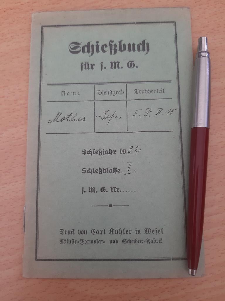 Schießbuch für Leichtes Machinengewehr (Weermacht 1932), Verzamelen, Militaria | Tweede Wereldoorlog, Verzenden, Landmacht, Duitsland