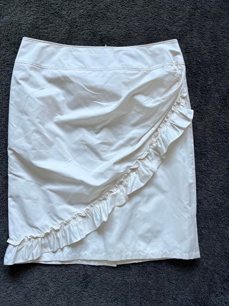 Feestelijke roomwitte kokerrok maat 42 Josephine & Co, Kleding | Dames, Rokken, Blauw, Maat 42/44 (L), Ophalen of Verzenden, Zo goed als nieuw