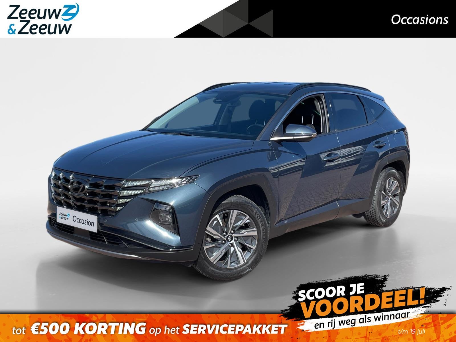 Hyundai Tucson 1.6 T-GDI MHEV Comfort | Tijdelijk Extra Voor, 12 maanden, Stof, Gebruikt, Euro 6