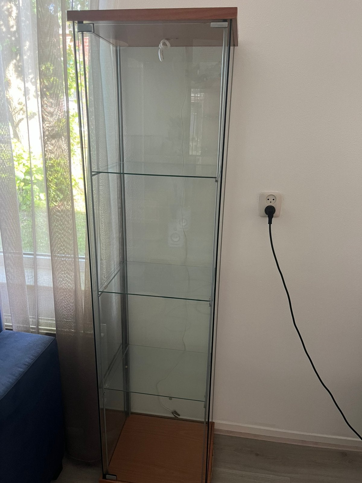 Vitrinekast, Huis en Inrichting, Ophalen, 50 tot 100 cm, Vierkant, 150 tot 200 cm