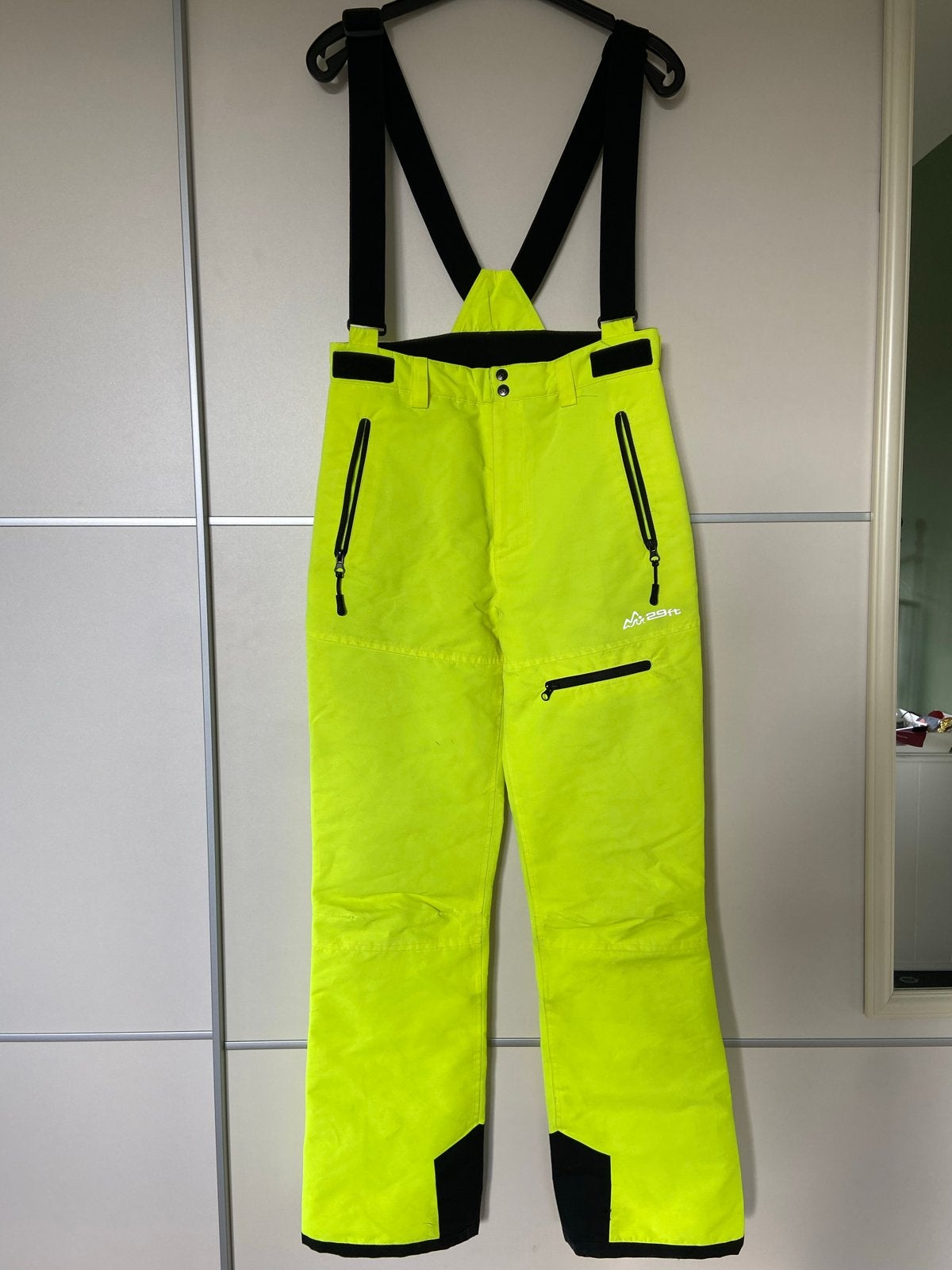 Uniseks Skibroek Maat 164 - Neon Geel, Ophalen of Verzenden, Gedragen, Maat 46/48 (XL) of groter, Broek