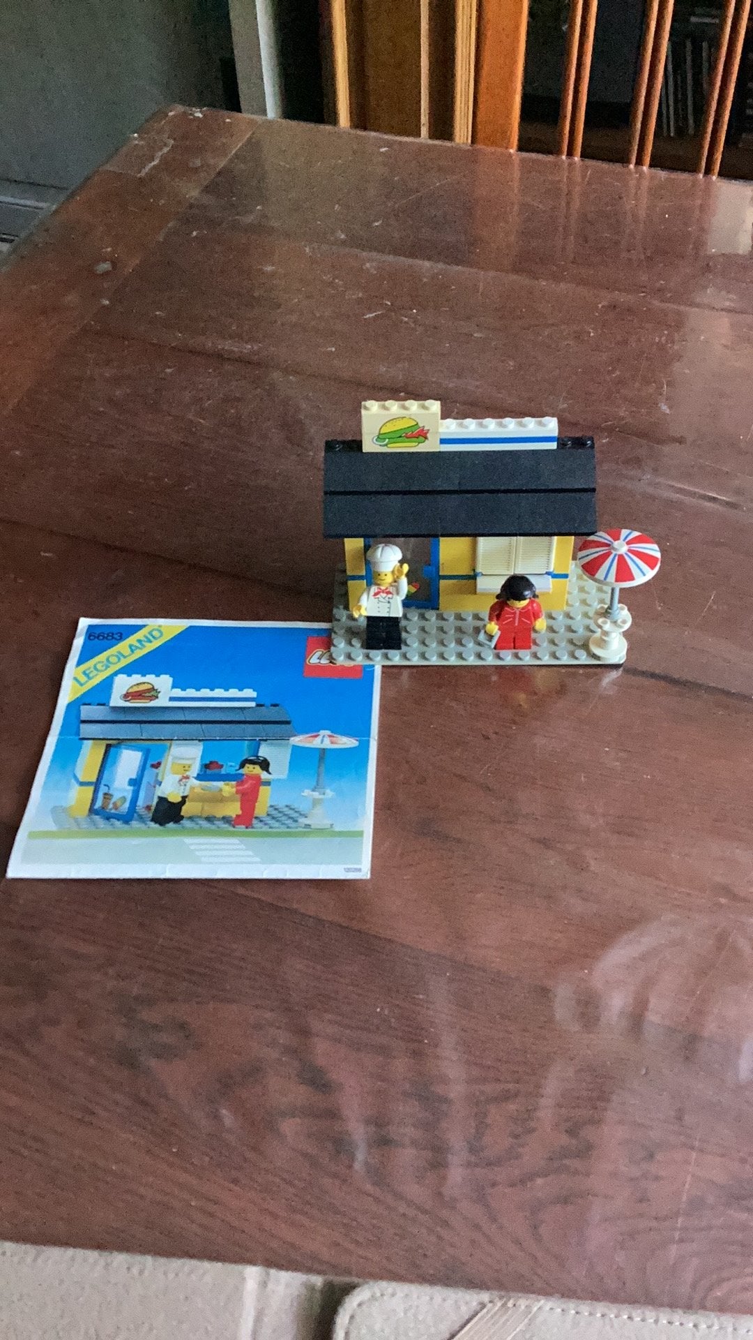 Legoland set 6683 snackbar, City, Lego, Compleet, Ophalen of Verzenden