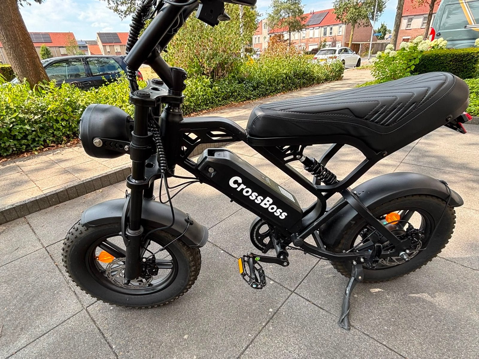 CrossBoss Mini E-bike Fatbike - Zo goed als nieuw, Fietsen en Brommers, Zo goed als nieuw, Minder dan 47 cm, 50 km per accu of meer