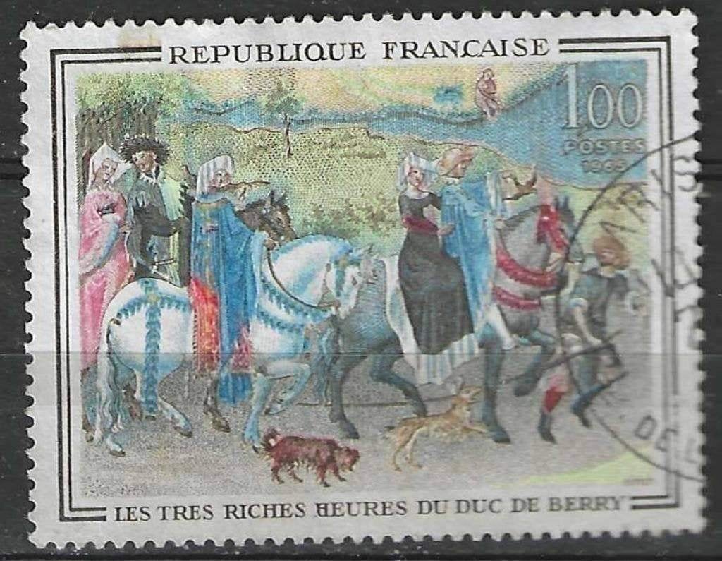 Frankrijk 1965 - Yvert 1457 - Heures du Duc de Berry (ST), Verzenden, Gestempeld