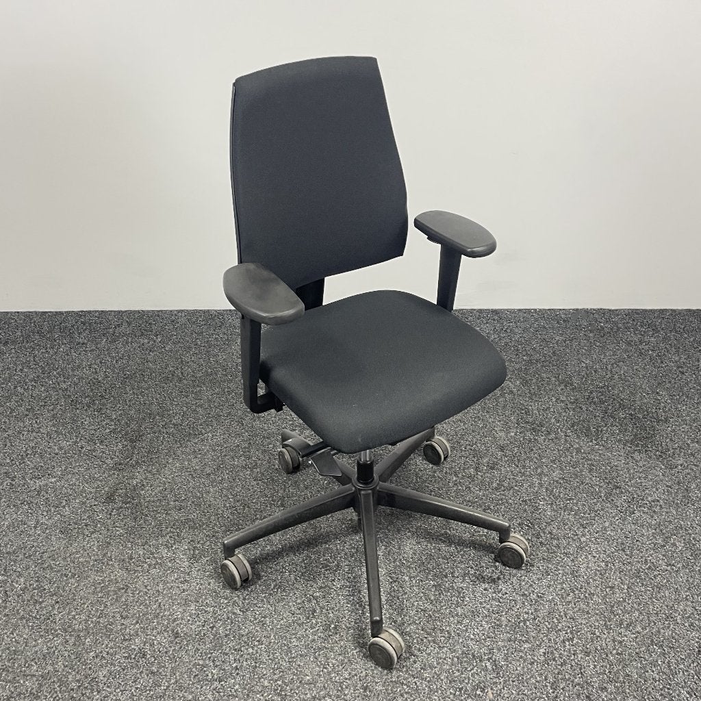 Refurbished Interstuhl Bureaustoel Goal 154G - A, Ophalen, Gebruikt, Zwart