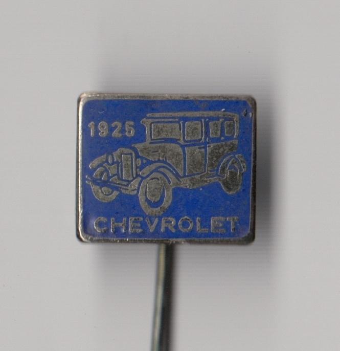 Auto Chevrolet emaille speldje, Verzamelen, Speldjes, Pins en Buttons, Gebruikt, Niet vindbaar, Niet vindbaar, Speldje of Pin