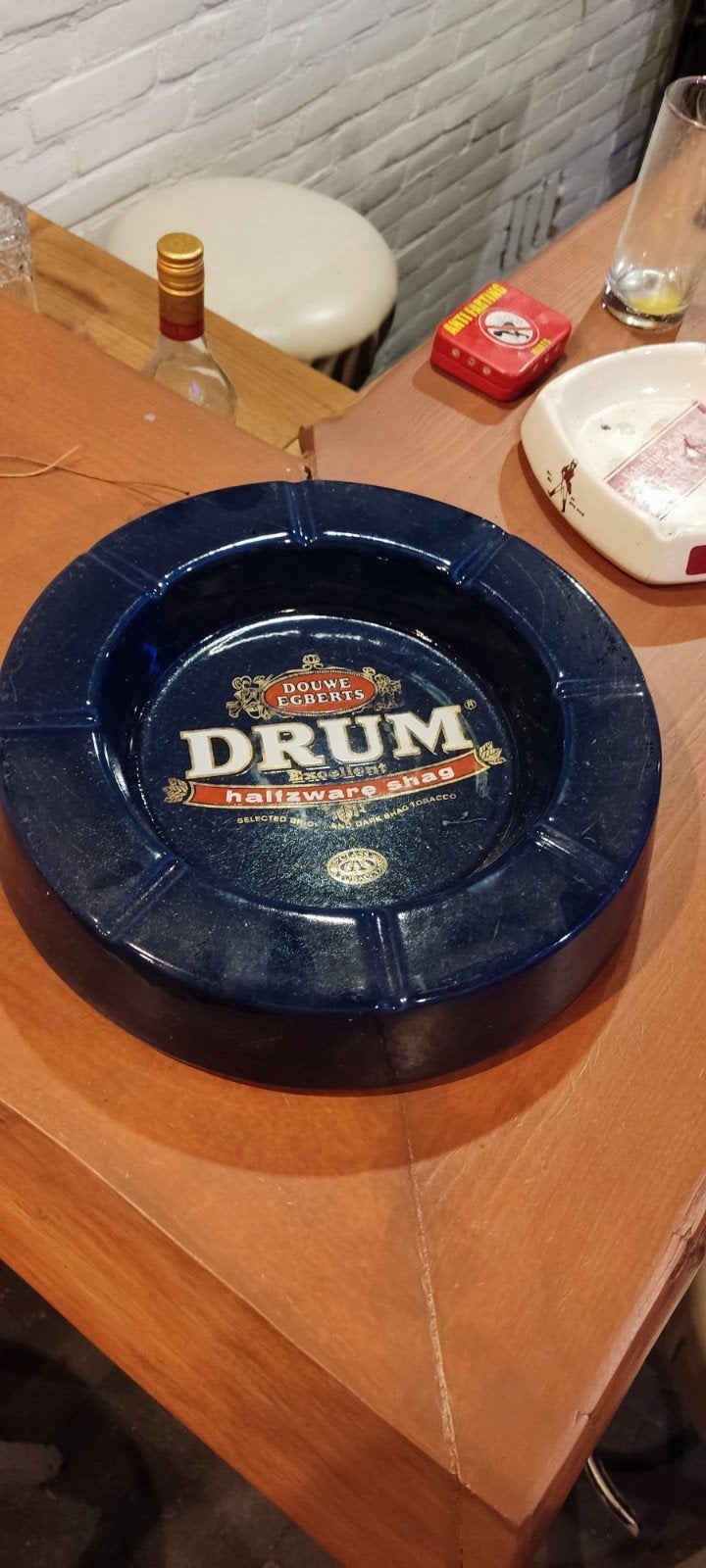 Originele Drum asbak groot, Ophalen of Verzenden