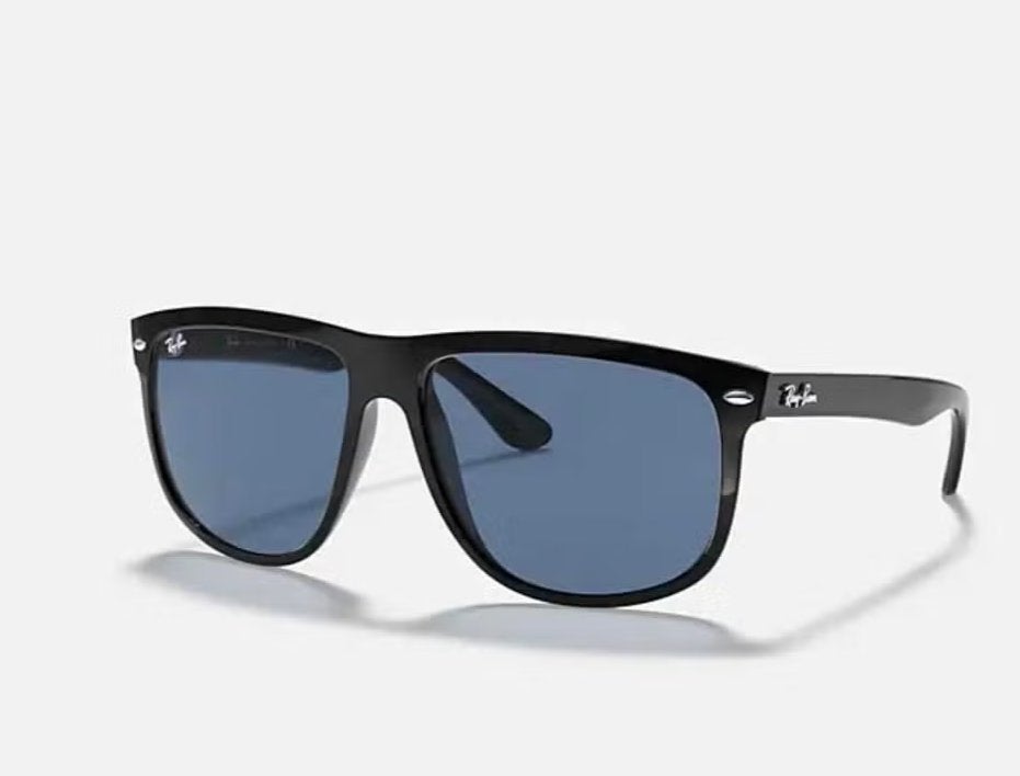 Nieuwe Ray-Ban BOYFRIEND RB4147 Zwart/Blauw, Zonnebril, Blauw, Nieuw, Ophalen of Verzenden
