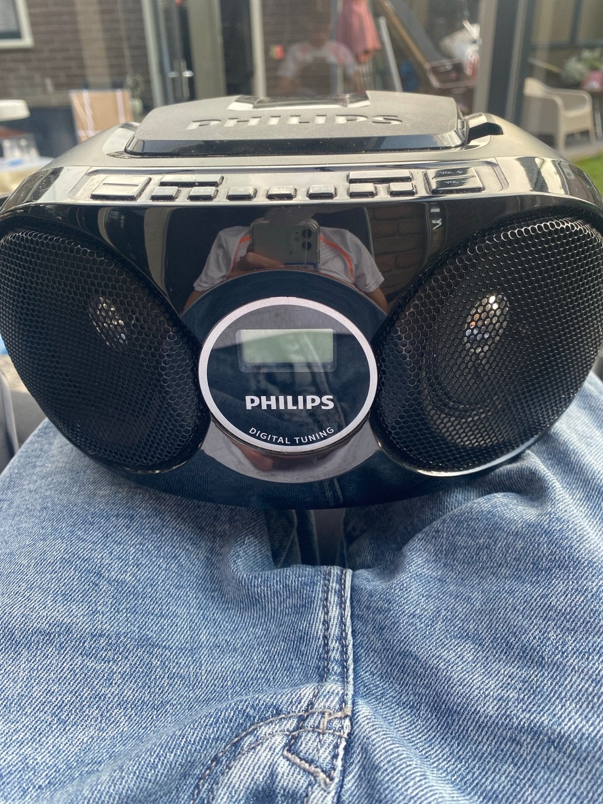 Philips CD-speler met radio - Zwart, Ophalen, Gebruikt, Radio, Met cd-speler