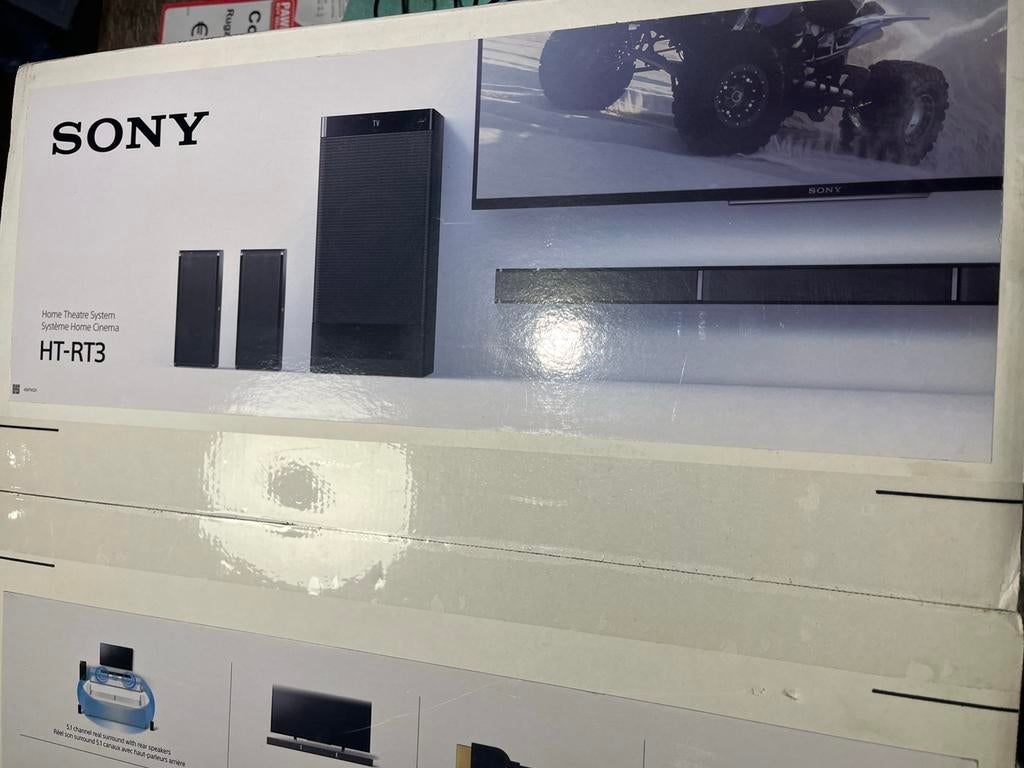 SONY HTRT3 5.1 Surround Soundbar met Subwoofer ZGAN, Audio, Tv en Foto, Soundbars, Zo goed als nieuw, Bluetooth, Met externe subwoofer