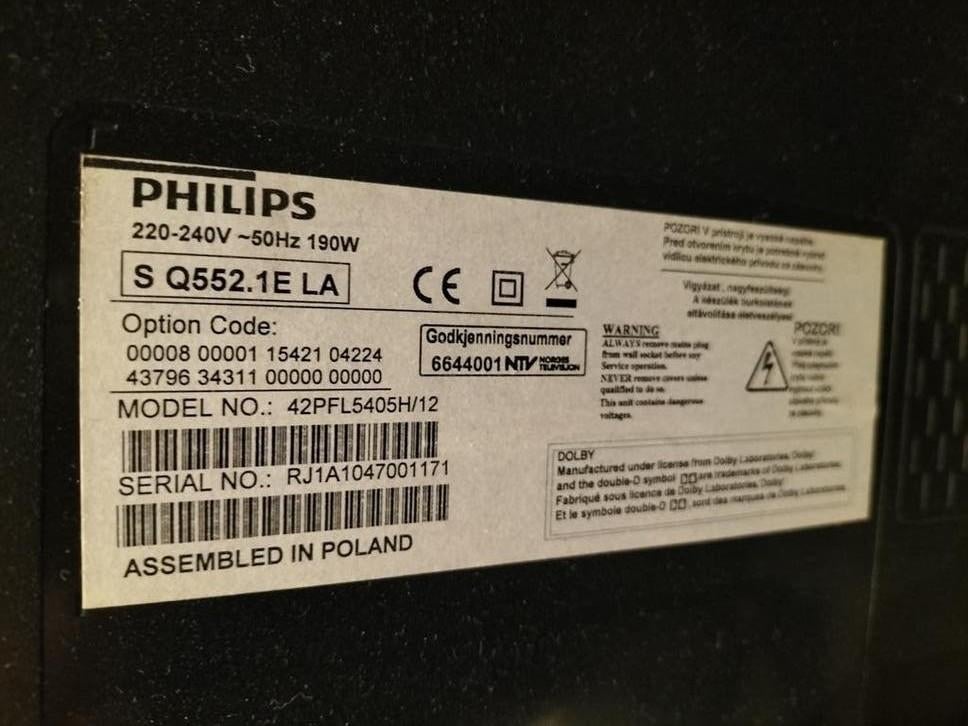 Philips 42PFL5405H/12 Full HD LCD TV, Ophalen, Philips, Gebruikt, 50 Hz