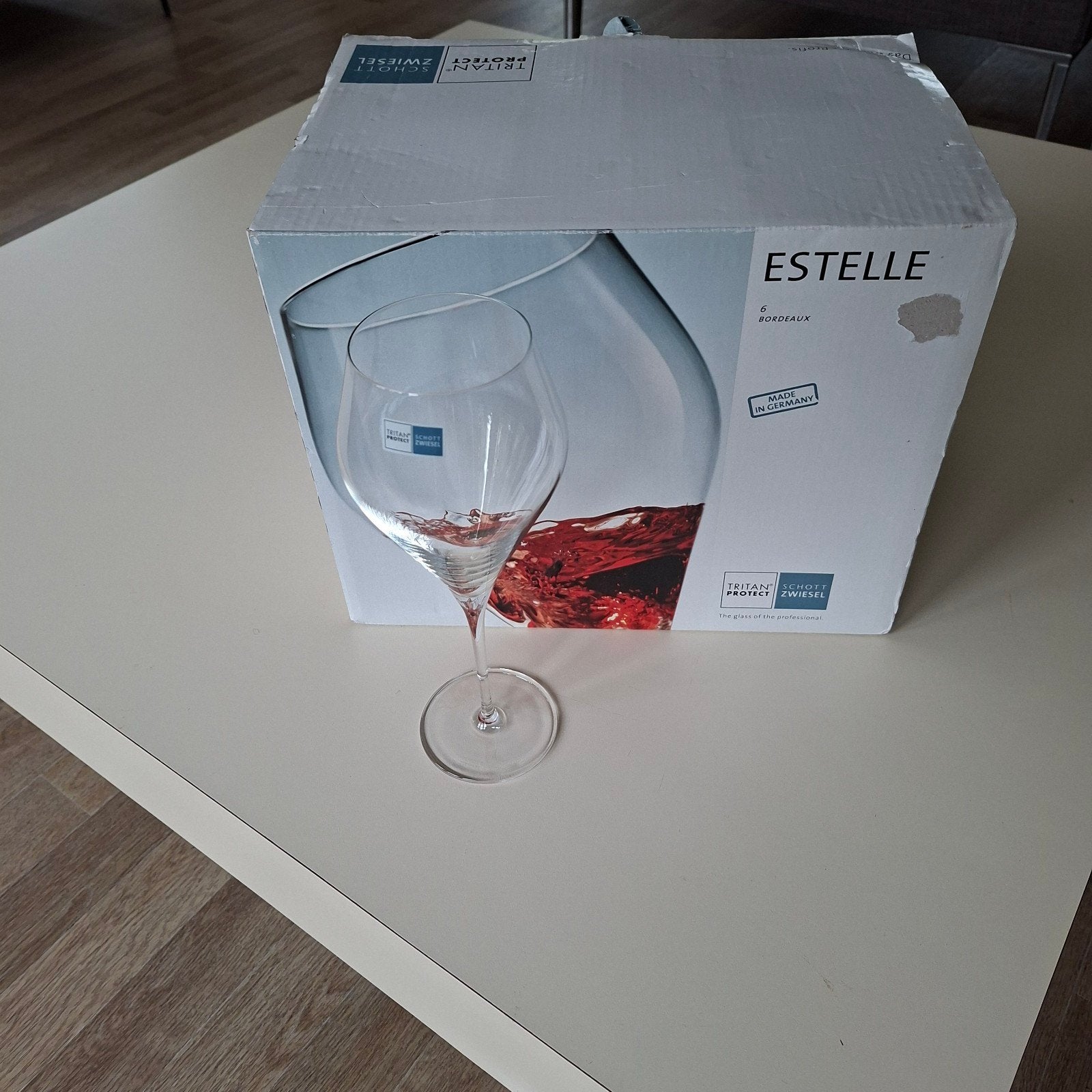 6 kristallen glazen nieuw, Ophalen, Nieuw, Gezichtsbruiner, Minder dan 10 lampen