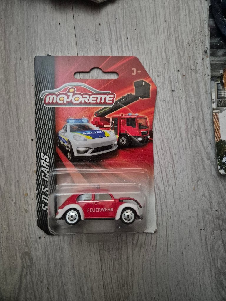 majorette feuerwehr s.o.s. beetle volswagen kever, Ophalen of Verzenden, Nieuw, Auto