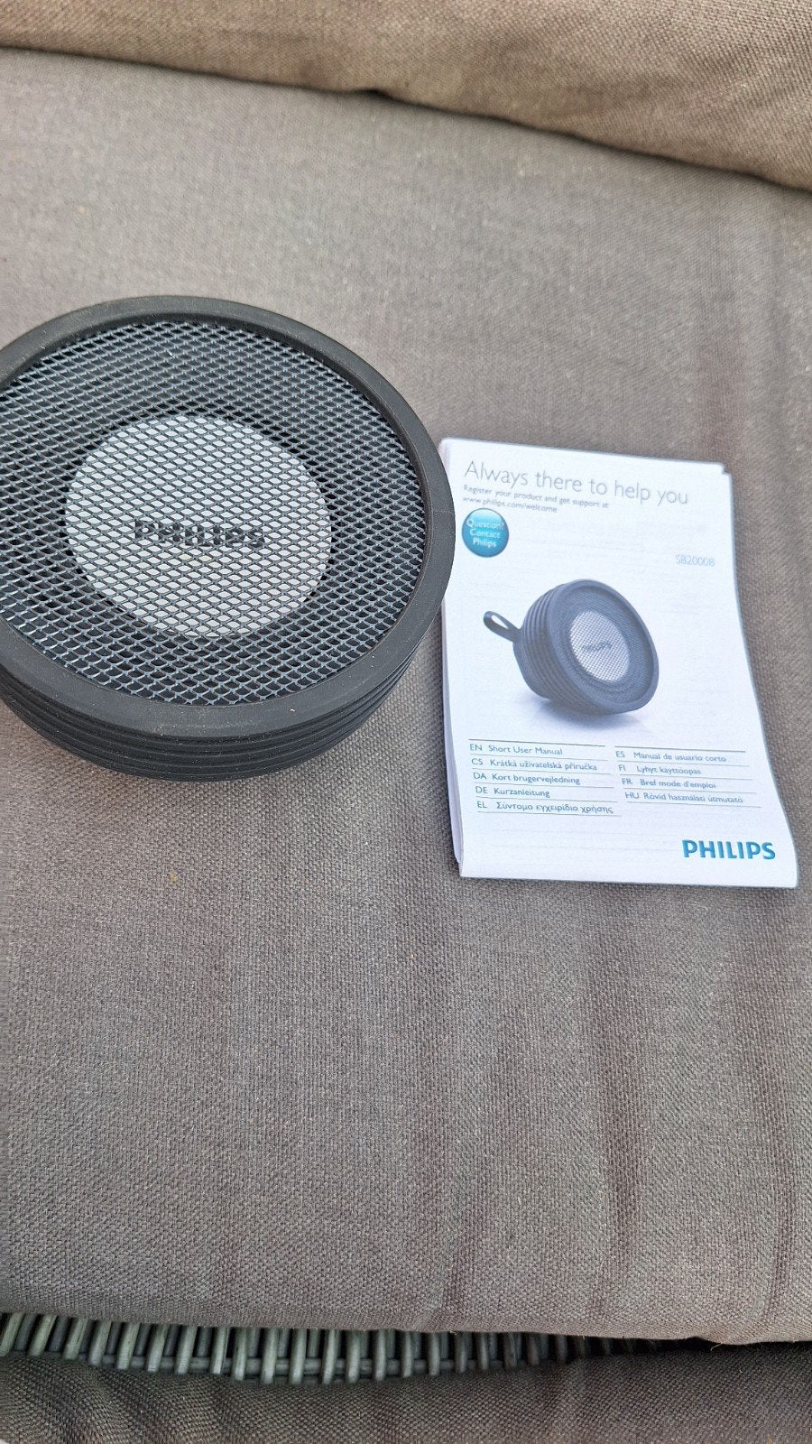 Philips Draagbare Bluetooth Speaker SB2000B, Philips, Ophalen of Verzenden, Zo goed als nieuw, Draagbare speaker