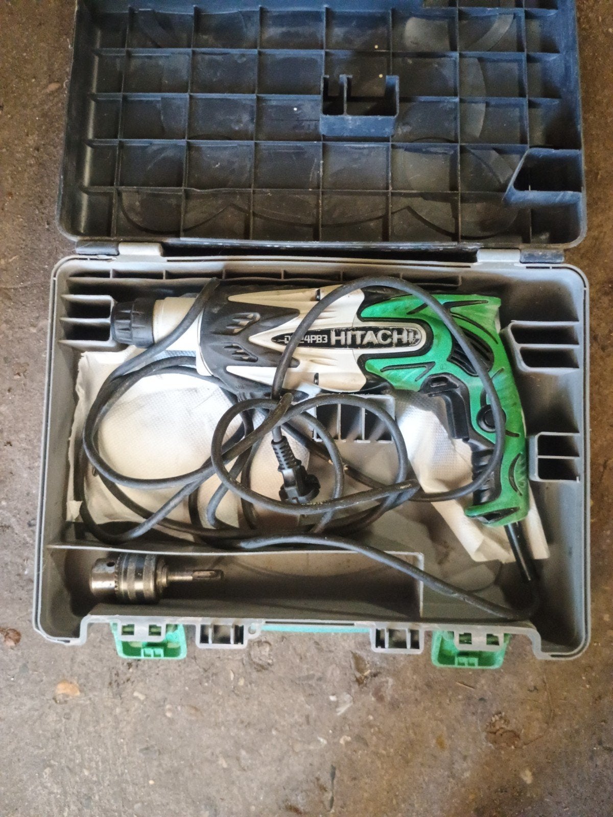 Hitachi DH 24PB3 Boormachine, Ophalen of Verzenden, Gebruikt, Boormachine