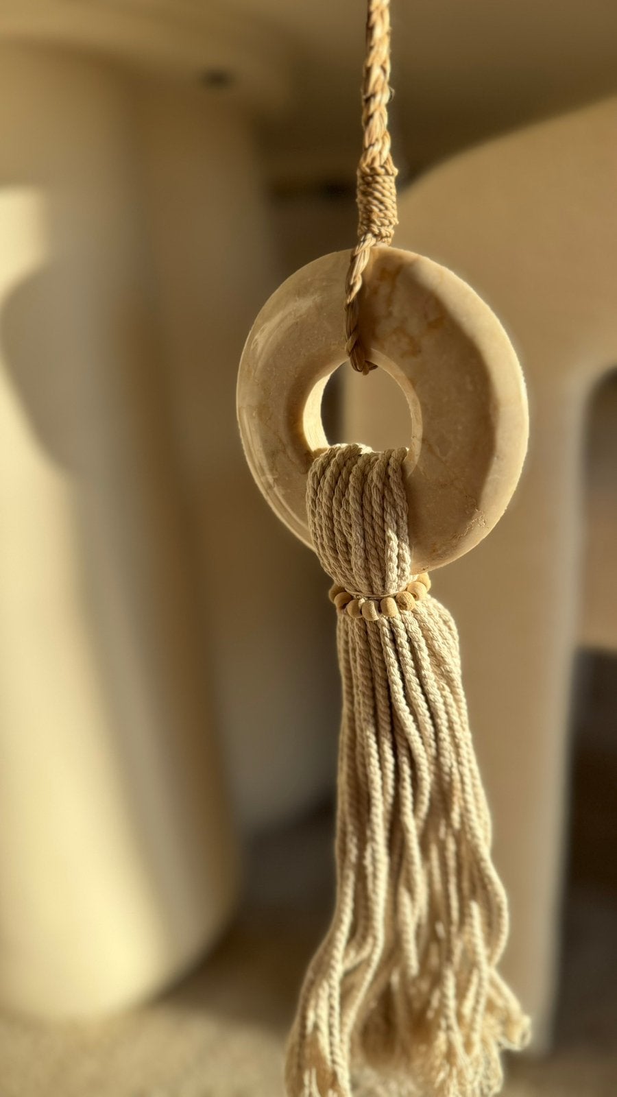 Boho deur hangers marmer, Boho, Nieuw, Ophalen of Verzenden, Beige