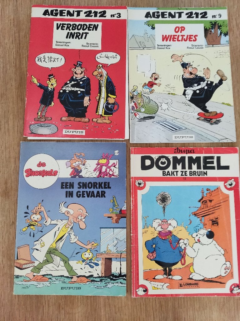 oa Dommel- Knudde - Michel Vaillant - Snorkels, Boeken, Meerdere stripboeken, Ophalen of Verzenden, Gelezen, Diverse