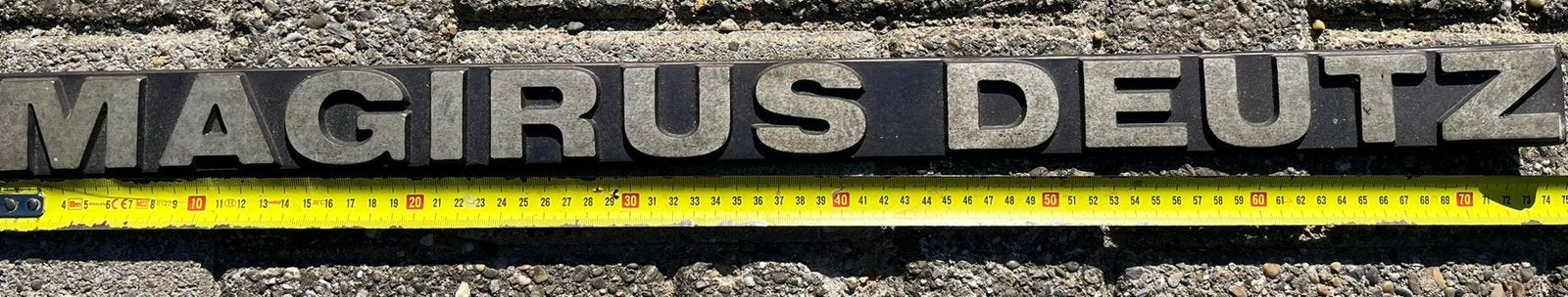 Oude Magirus Deutz embleem vrachtwagen, Ophalen of Verzenden, Gebruikt, Oldtimer onderdelen