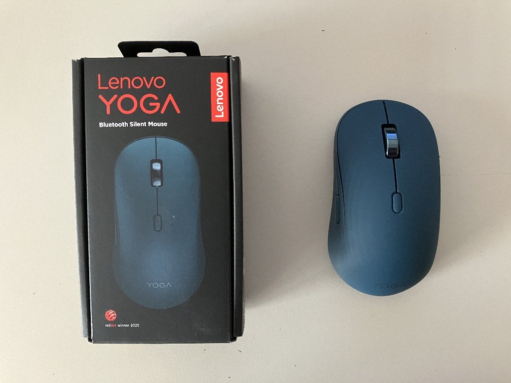 Lenovo Yoga Bluetooth Stille Muis Tidal Teal, Computers en Software, Muizen, Zo goed als nieuw, Muis, Draadloos, Ophalen