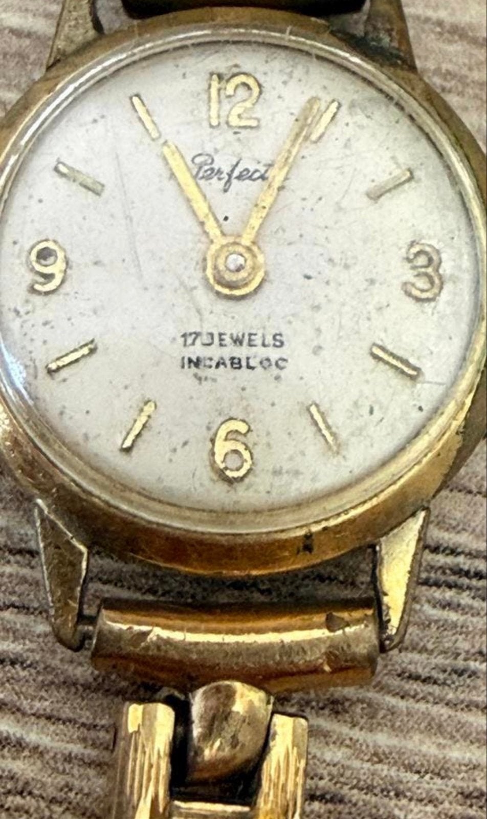 Oud antiek dameshorloge - Perfect, verguld, Overige merken, Overige materialen, Met bandje, Polshorloge