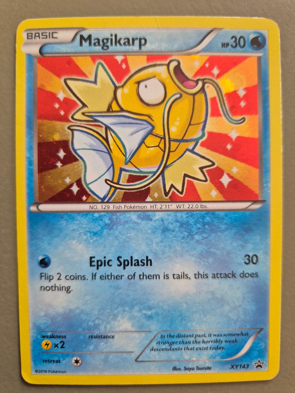 (shiny) magikarp pokemon kaart, Ophalen, Gebruikt