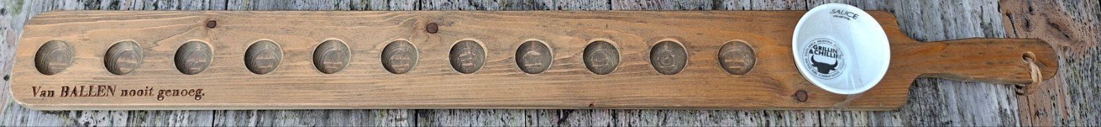 Houten plank voor bitterballen, Ophalen, Overige typen, Hout, Nieuw