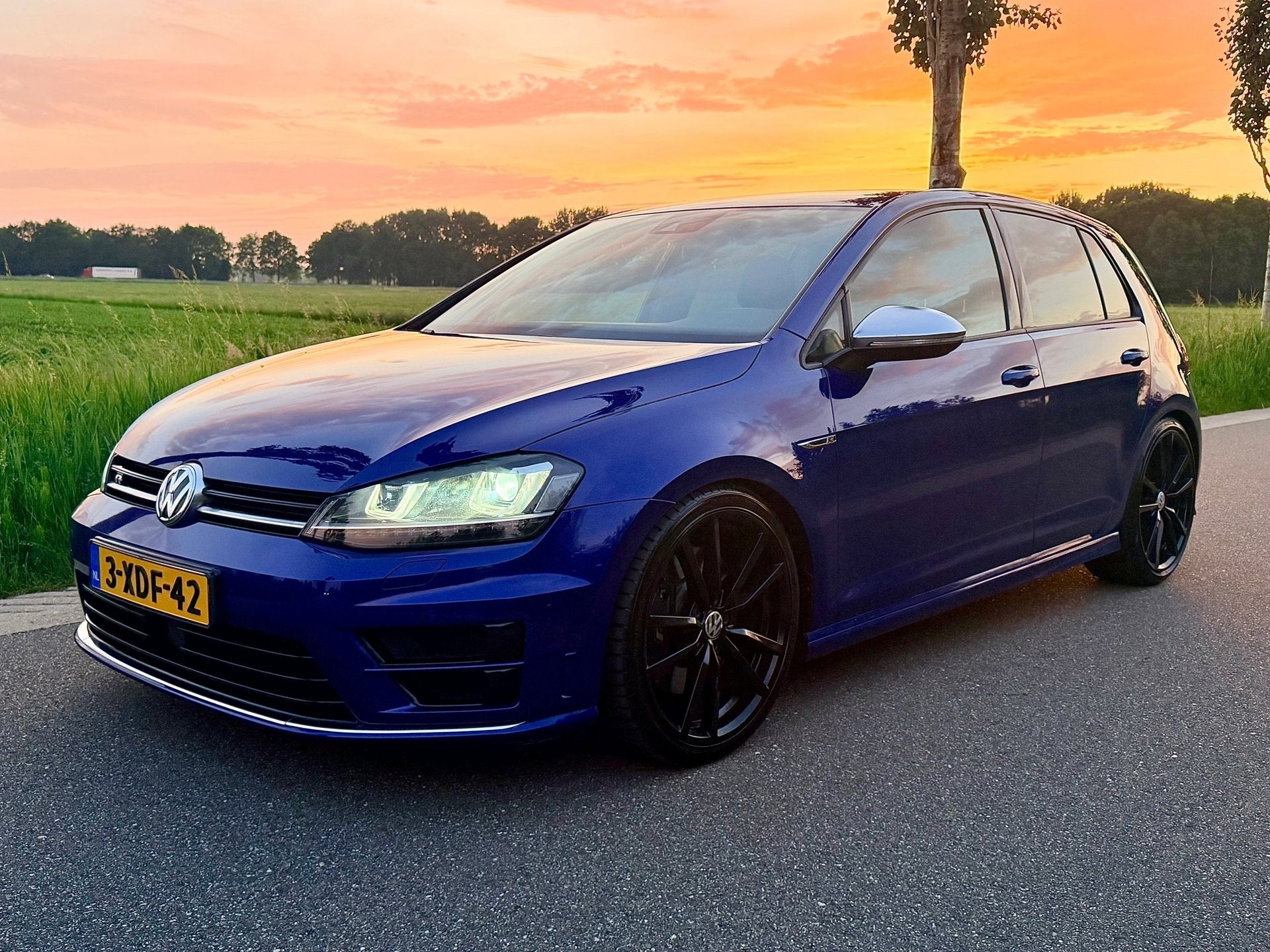 Volkswagen Golf 2.0 TSI R 4-Motion DSG LAPIZ BLUE 300PK., Auto's, Automaat, Gebruikt, 4 cilinders, 1984 cc