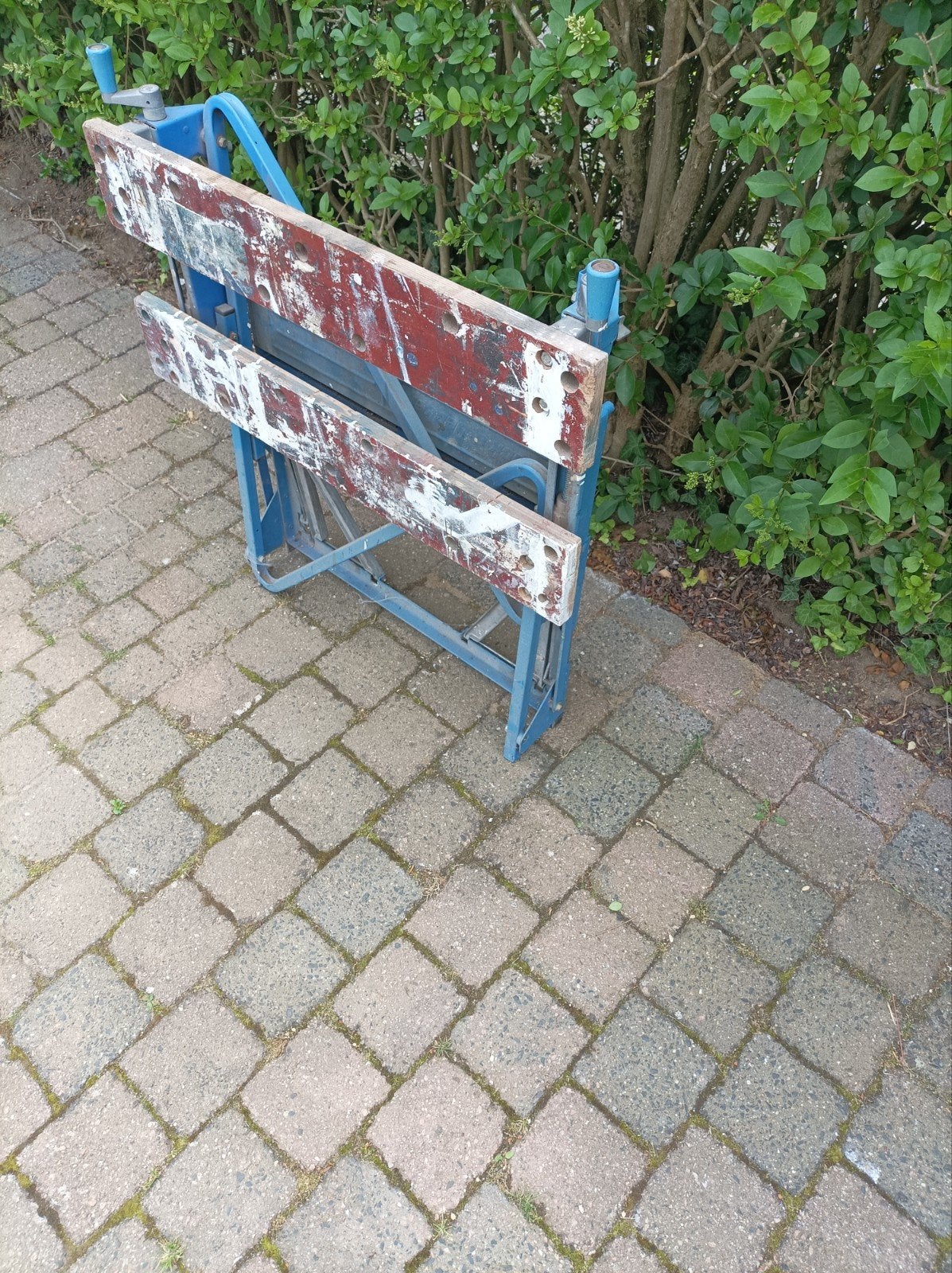 Inklapbare werkbank met bankschroef workmade, Doe-het-zelf en Verbouw, Werkbanken, Ophalen of Verzenden